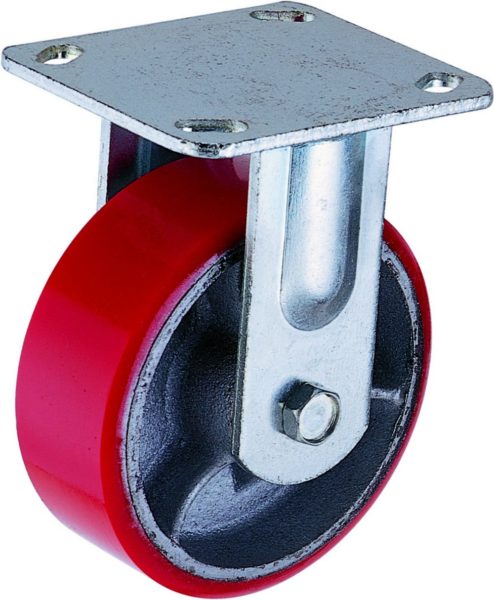 Полиуретановое неповоротное колесо