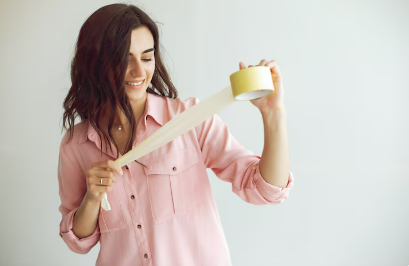 Как правильно клеить малярный скотч перед покраской стен