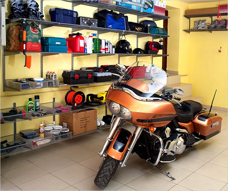 В гараже всё должно быть продумано