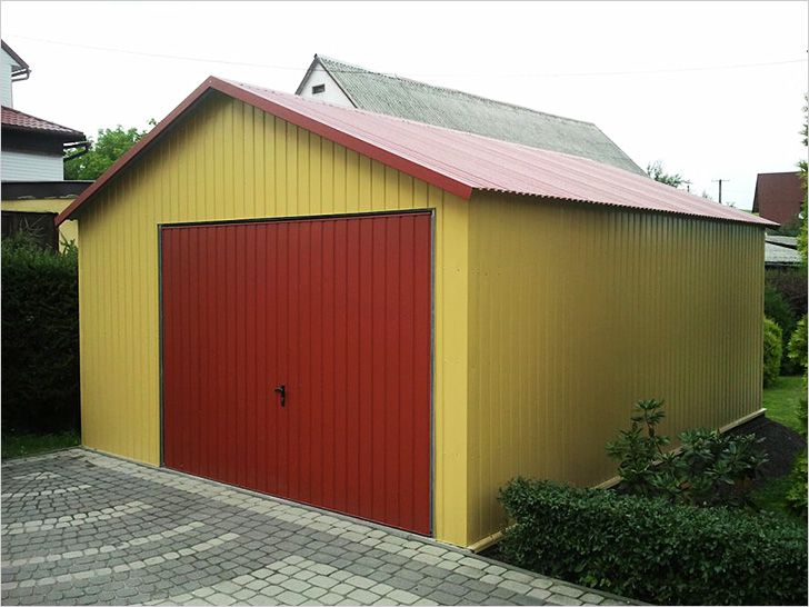 Двускатная крыша гаража своими руками