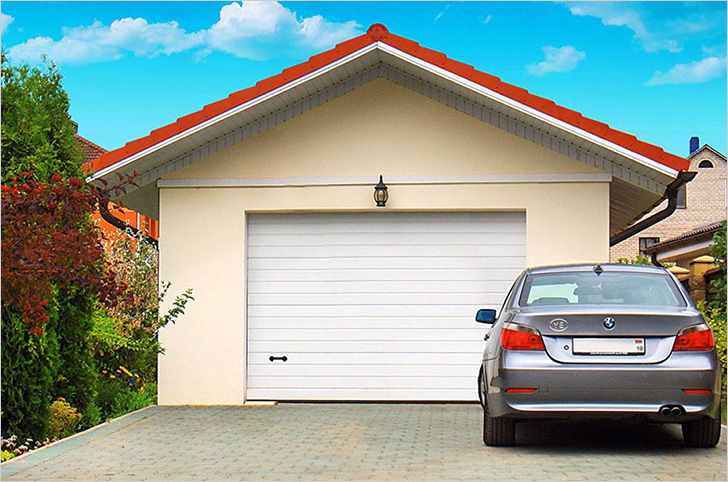 Двускатная крыша гаража своими руками