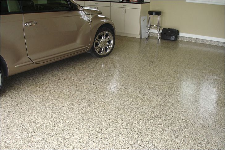 Наливной пол в гараже своими руками