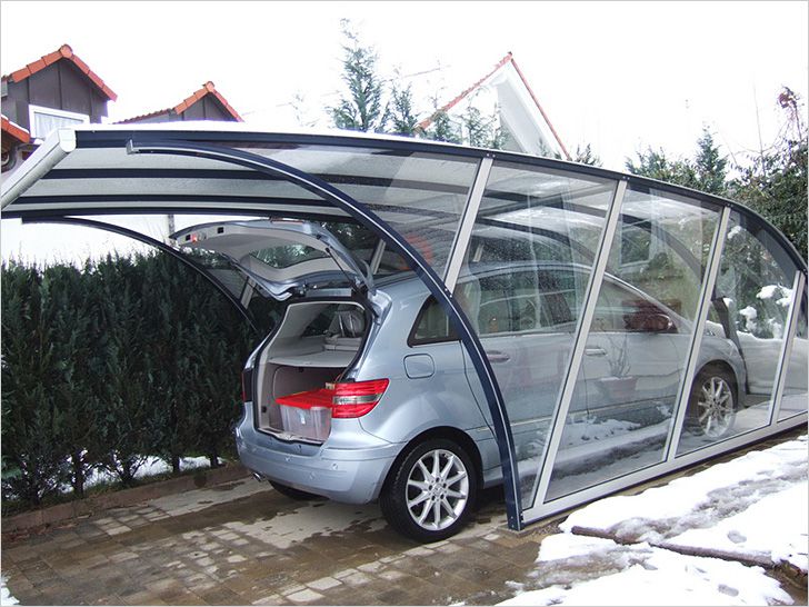 Гараж из поликарбоната