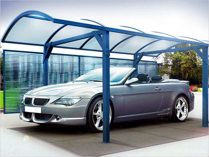 Гараж из поликарбоната