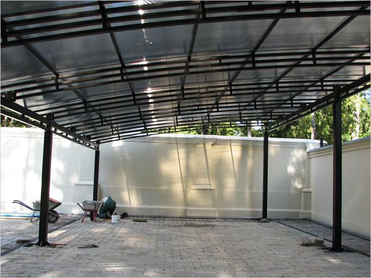 Гараж из поликарбоната