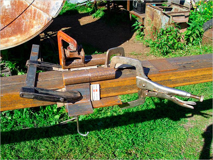 Приваривание петель