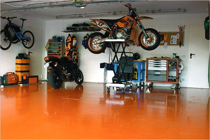 Чем покрыть пол в гараже