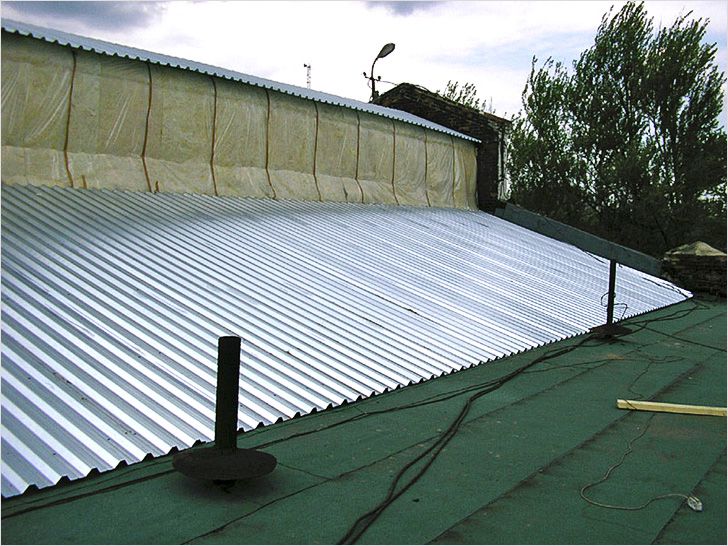 Кровля из профнастила