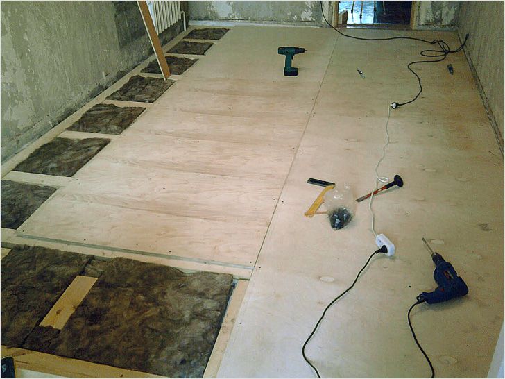 Установка фанеры