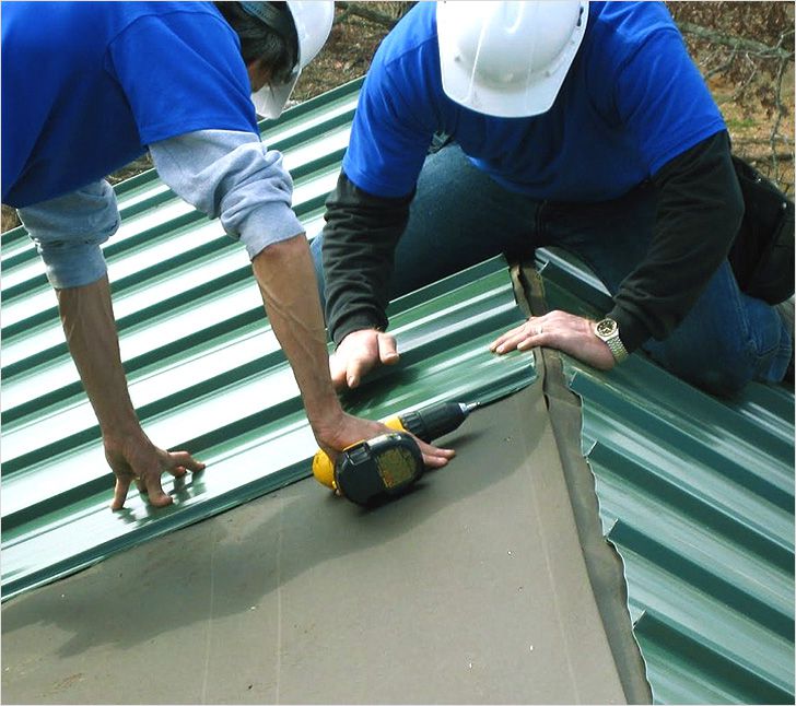 Монтаж кровли