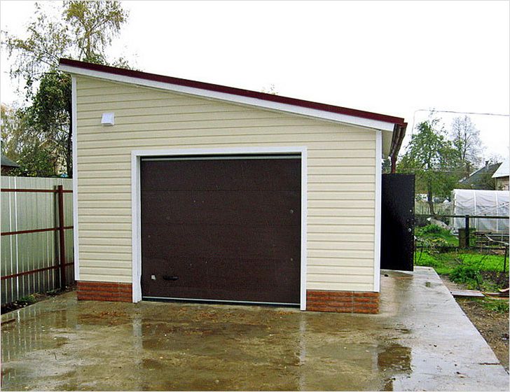 Односкатная крыша