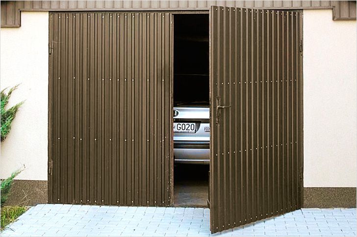 Как сварить гаражные ворота