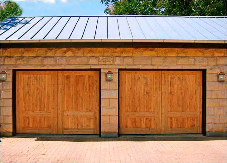 Гараж с распашными воротами на 2 авто