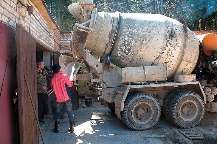 Как залить пол бетоном в гараже