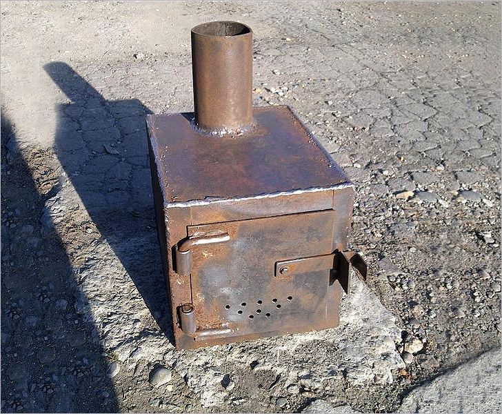 Квадратная буржуйка