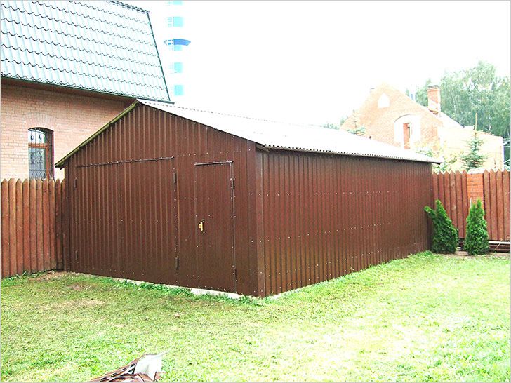 Металлический гараж
