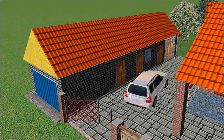 Планирование расположения гаража