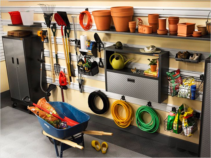 Полки в гараже