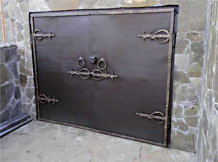 Самодельные с элементами ковки