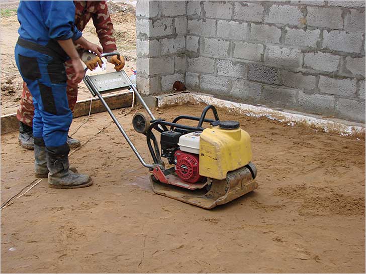 Трамбовка подсыпки