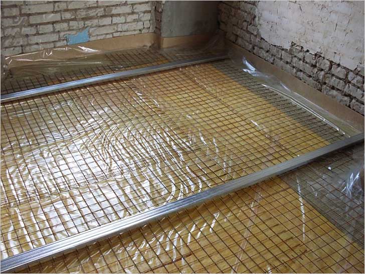 Утепленный пол под стяжку