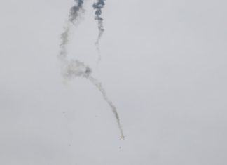 Опубликовано видео крушения сирийского вертолёта в Алеппо