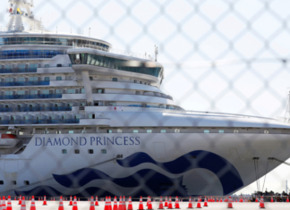 В Японии скончался пятый пассажир лайнера Diamond Princess