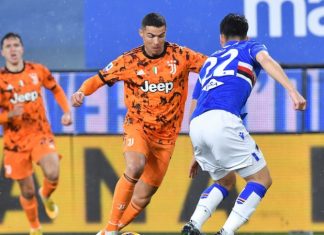 Гол Кьезы помог «Ювентусу» обыграть «Сампдорию» в матче Серии А