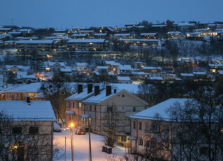 Автобус с российскими рыбаками съехал в кювет в Норвегии