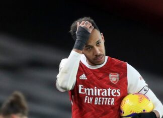 Хет-трик Обамеянга помог «Арсеналу» обыграть «Лидс» в АПЛ