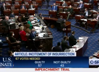 Сенат США оправдал Трампа в рамках процедуры импичмента