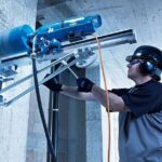 Алмазное бурение в бетонных стенах
