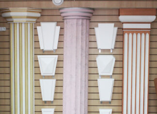 Колоны в интерьере