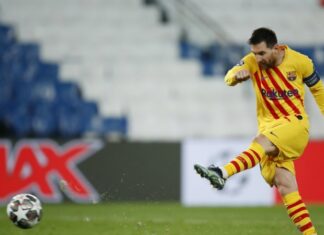 Месси не забил пенальти в матче плей-офф Лиги чемпионов с ПСЖ