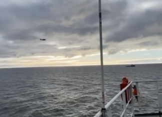 Nord Stream AG предоставила фото кораблей в зоне прокладки «Северного потока — 2»