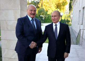 Путин поздравил Лукашенко с Днём единения народов России и Белоруссии