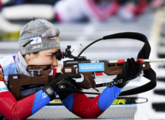 Сборная Югры выиграла женскую эстафету на чемпионате России по биатлону