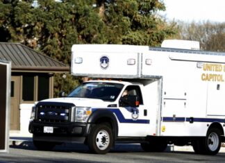 В США задержали проникшего на территорию Капитолия мужчину