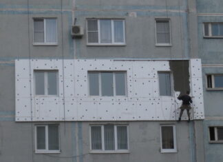 Утепление стен снаружи пенопластом