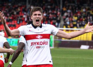 Соболев забил свой 13-й мяч в текущем сезоне РПЛ и сравнялся по голам с Ларссоном