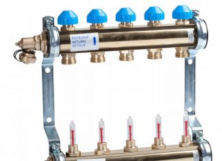 Коллектор для теплого пола и его виды