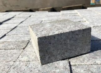 Гранитная брусчатка: виды и область применения