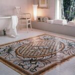 Мраморная мозайка на пол и её преимущества