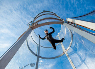 Чем интересен полет в аэротрубе