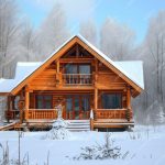 Ощутите очарование деревянных бревенчатых домов