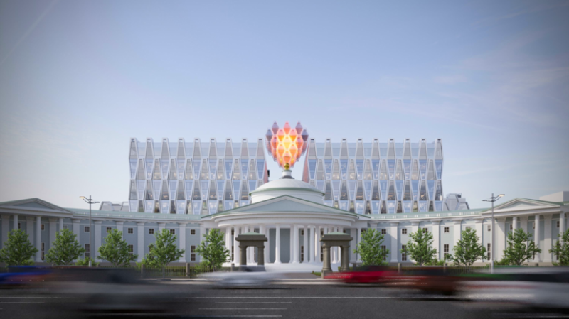 Ефимов: согласована архитектурная концепция нового корпуса НИИ Склифосовского с инсталляцией в виде сердца