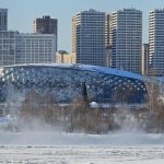 Новую двухуровневую смотровую площадку строят на левом берегу в Новосибирске
