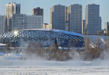 Новую двухуровневую смотровую площадку строят на левом берегу в Новосибирске
