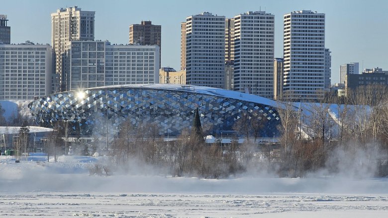 Новую двухуровневую смотровую площадку строят на левом берегу в Новосибирске