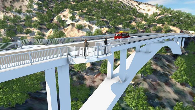 В Крыму на пути к Новому Свету появится воздушный мост высотой более 40 метров